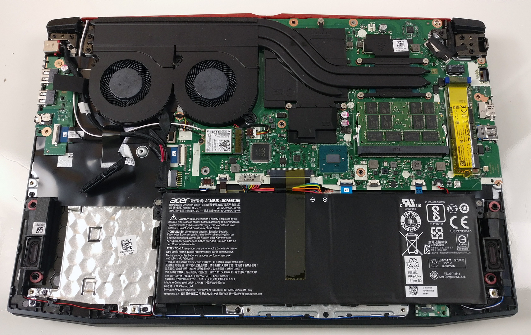 How to replace and fix ACER an515-51-41-42-31-52-53 g3-571 g3-572 n17c1 ph315-51 40pin LED DC02C00IW00 LCD Cable (Acer Predator Helios 300 (G3-571, GTX 1060))